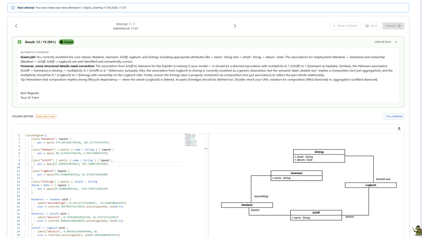 Evaluation of UML Assigmnet