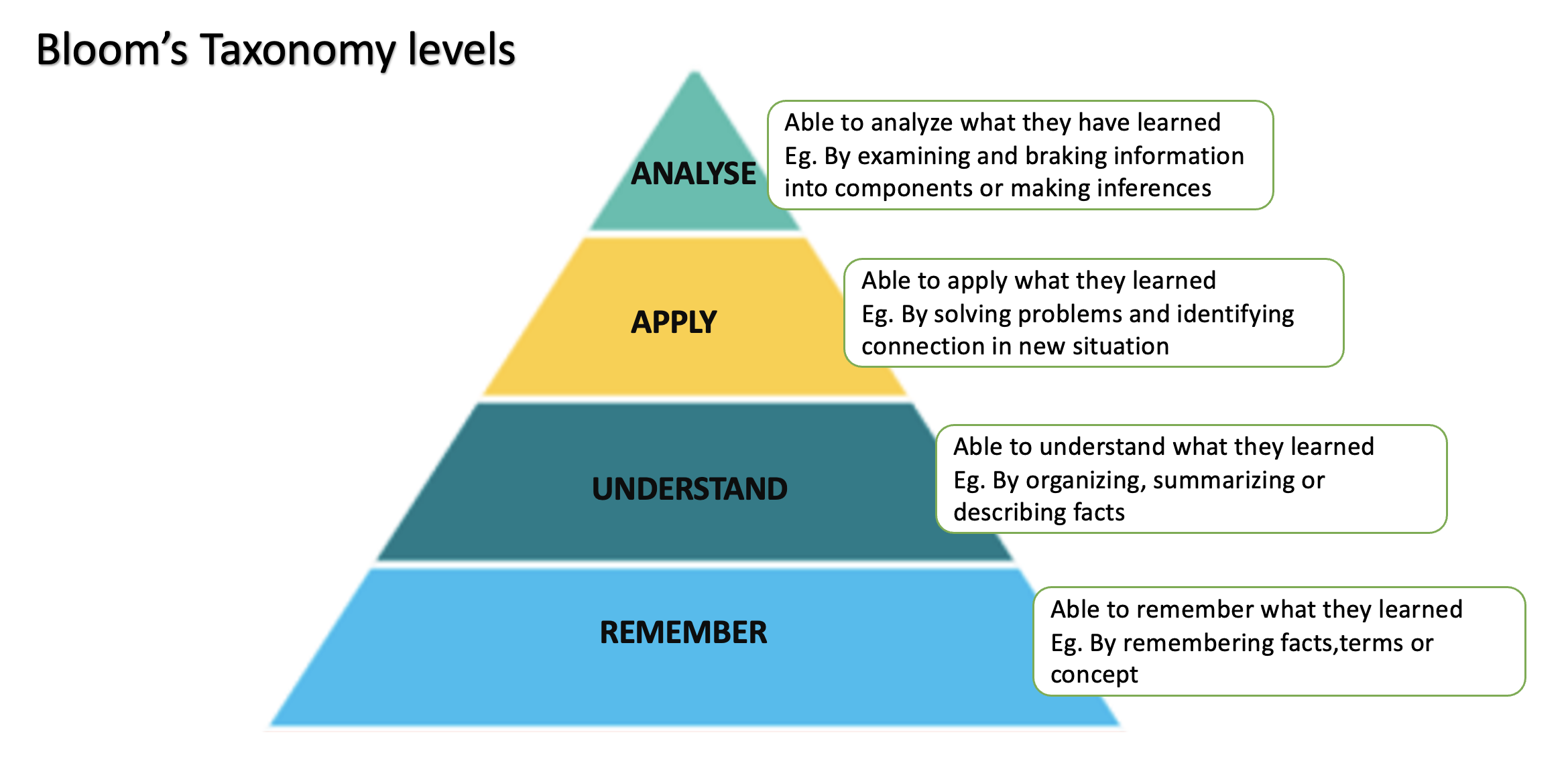Taxonomy's Level